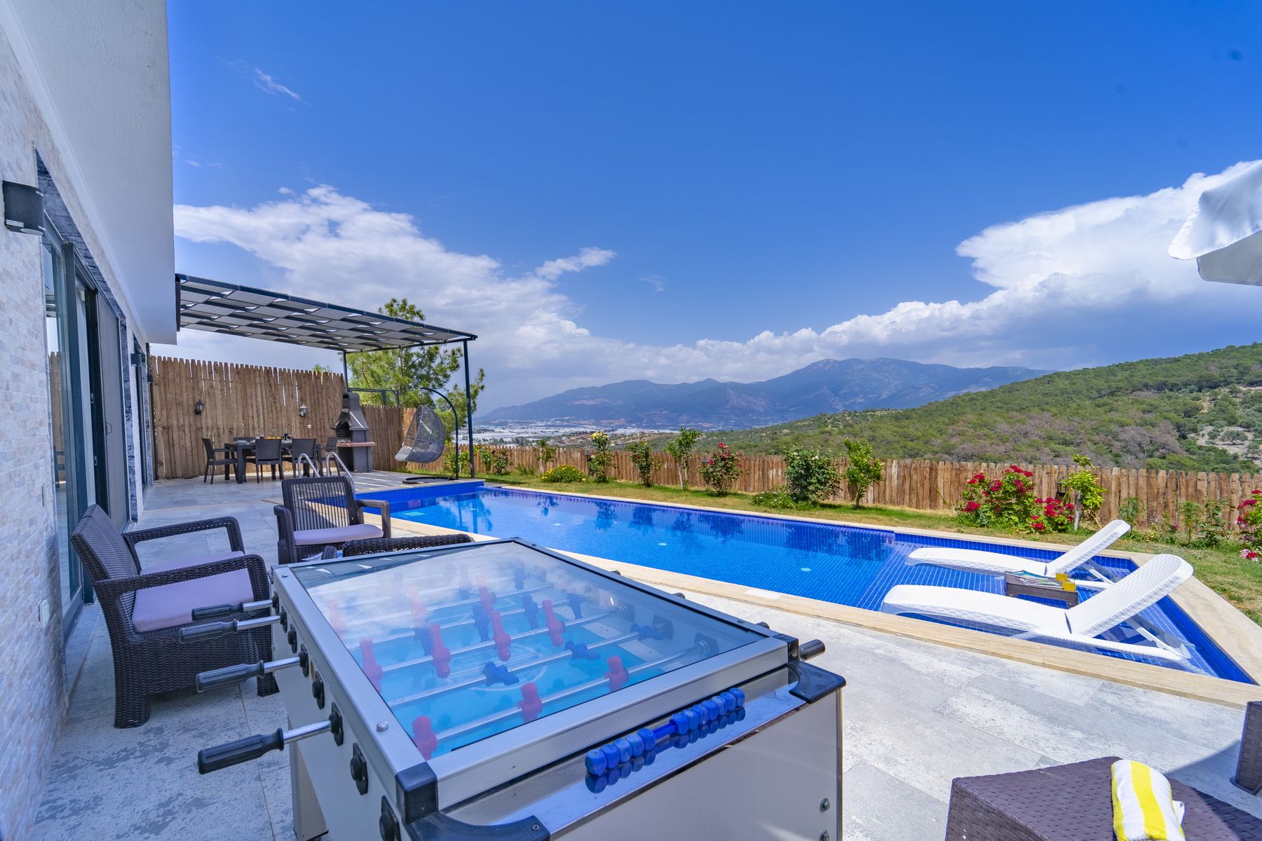 Villa Safira kuşbakışı genel görünüm